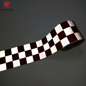 Vải Phản Quang Màu Bạc 5Cm + Màu Xanh Dương Họa Tiết Lưới Làm Việc May Vá Chất Liệu Cotton Polyester Giao Hàng Nhanh - Product Image 4