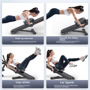 Équipement <span class=keywords><strong>de</strong></span> fitness à domicile, banc multifonctionnel pour sit-ups, équipement <span class=keywords><strong>de</strong></span> musculation, banc abdominal réglable - Product Image 2
