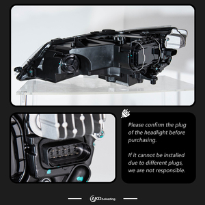 Luces AKD para <span class=keywords><strong>Seat</strong></span> <span class=keywords><strong>Leon</strong></span> 2013-2017, Faros Delanteros LED DRL, Señal Dinámica, Luz Alta y Baja, Luces de Circulación Diurna DRL, Lámparas Automáticas - Product Image 4