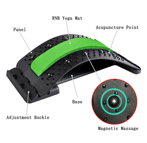 Dispositivo Multinivel para Alivio del Dolor de Espalda Baja Soporte Lumbar Tabla Espinal Masajeador y Estirador de Espalda para Aplicación Corporal - Product Image 2
