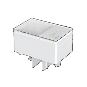 Mangeoire à poissons carrée automatique pour aquarium en plastique écologique 200mL nouvelle minuterie intelligente et non colmatante - Product Image 1