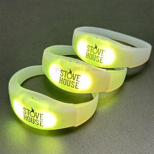 Pulsera LED con Activación por Sonido, Novedad 2026, Banda de Silicona para Fiestas y <span class=keywords><strong>A</strong></span>ño Nuevo - Product Image 2
