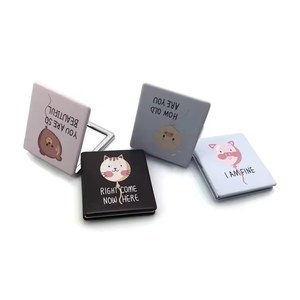 Du Lịch Tiên Tiến Món Quà Nhỏ Khá Nhỏ Nhỏ Dễ Thương Gương Biểu Tượng Tùy Chỉnh Nhỏ Gọn Da Túi Vuông Gương - Product Image 2