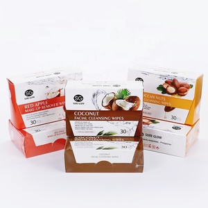 Étiquette privée 100% ml, le meilleur produit cosmétique, biodégradables, OEM, maquillage naturel, nettoyage du visage humide, <span class=keywords><strong>lingettes</strong></span> sans huile, nouveau - Product Image 2