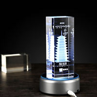 Nouvelle Arrivée JY : Cube Photo Carré 3D Gravé au Laser avec Logo Personnalisé, Boîte Cadeau en Cristal Vierge, Taille Personnalisable, Durabilité pour Entreprises