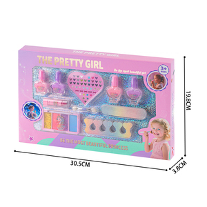 Cosmétiques pour enfants en gros, coffret de maquillage réel pour filles, fabricant OEM, prix de gros, jeu d'imitation, vernis à ongles pelable pour enfants - Product Image 3