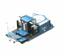Robot AGV OEM, chariot automatisé, capacité de charge de 12 tonnes, navigation magnétique, évitement des collisions, véhicule à guidage automatique