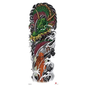 Nuovo arrivo uomo impermeabile Full Arm tigre <span class=keywords><strong>leone</strong></span> animale tatuaggio <span class=keywords><strong>adesivo</strong></span> temporaneo di lunga durata del tatuaggio <span class=keywords><strong>adesivo</strong></span> per il corpo - Product Image 3