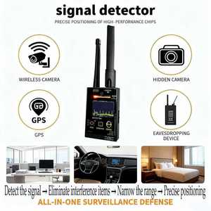 เครื่องตรว<span class=keywords><strong>จ</strong></span><span class=keywords><strong>จ</strong></span>ับสัญญาณ RF ระดับมืออาชีพ JYS-G318 ชิป AI ค้นหากล้องแอบถ่าย ช่วงความถี่ 1MHz-12GHz สำหรับสำนักงาน โรงแรม ปกป้องความเป็นส่วนตัว - Product Image 2