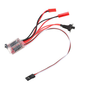 10A 20A 30A Brushed ESC With Brake Switch For <b>RC</b> Car Boat Remote <b>Control</b> Vehicles Plastic DC Motor Parts - Product Image 1