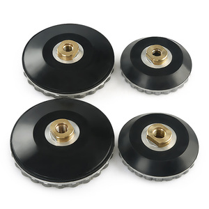 LOZLIN Platorello di Fissaggio a Chiocciola in Lega di Alluminio da 4-5 Pollici, Filettatura M14/5/8-11 per Smerigliatrice Angolare, per Smussatura e Lucidatura della Pietra - Product Image 4