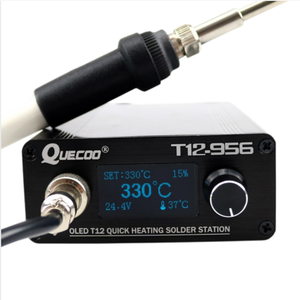 Estación de Soldadura T12 con Pantalla OLED, Temperatura Ajustable de 200-480°C, Apagado Automático para Reparación Electrónica, Soporte Personalizado, Mejor Valorada - Product Image 1