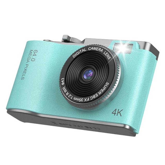4K HD Digital 64MP Camera Autofocus Photography Video Camcorder 2.4 inch Screen for Portable Kid Adult Beginners Vlogging Camera