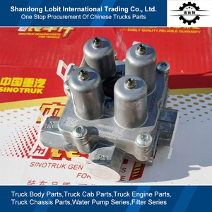 Pièces de rechange pour système de freinage de camion benne Sinotruk HOWO 371 8x4, vanne d'air de haute qualité, vanne de protection à quatre circuits WG9000360523 - Product Image 2