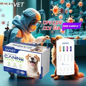 Kits de prueba Cdv de diagnóstico de un paso Moquillo canino Ag Cdv Moquillo Kit de prueba rápida para perro - Product Image 1