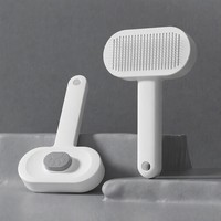 Brosse de toilettage pour animaux NOVIPET en acier inoxydable, peigne démêlant pour chien, brosse à poils pour chien et chat, outil de massage et de nettoyage