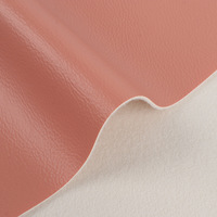 Kain Kulit Semi-PU Anti-Abrasi Bertekstur Embos 1.1mm dengan Lapisan Nap, Pola Riak Air, Langsung dari Pabrik, Cocok untuk Kemasan