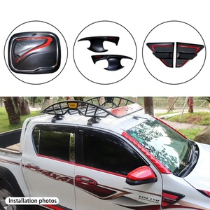 Accesorios para Automóviles de la Marca KQD OEM/ODM, Kits de Carrocería Negros y Rojos para Toyota Hilux Revo - Product Image 5