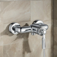 Robinet mitigeur de bain douche moderne à une poignée Robinets mitigeurs de salle de bain en laiton massif Robinet d'eau Mitigeur de bain à une poignée