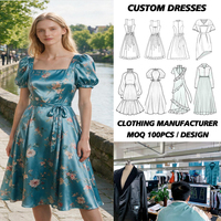 Fabricant OEM ODM de robes pour femmes, service d'échantillonnage de vêtements de marque privée sur mesure, production en série depuis la Chine