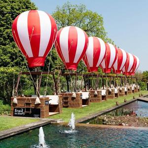Giant Inflatable Hot Air <strong>Balloons</strong> Rooftop Cold Air Promotion <strong>Ground</strong> <strong>Balloon</strong> for Grand Opening - Product Image 5