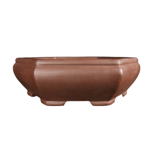 Maceta Hexagonal de Arcilla Morada para Bonsái, Hecha a Mano, Estilo Zen, para Escritorio - Product Image 5