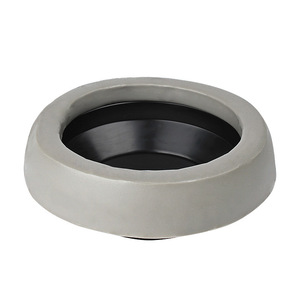 Anillo de sellado para brida de inodoro Aojiele, de caucho gris, ajuste universal para instalación de desagüe de aguas residuales - Product Image 1