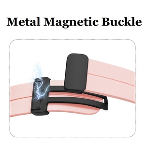 สายนาฬิกาซิลิโคนแม่เหล็กพับได้สำหรับ <span class=keywords><strong>Apple</strong></span> ultra 49มม. iWatch <span class=keywords><strong>Series</strong></span> 8 <span class=keywords><strong>7</strong></span> 6 5 4 3 2 1 SE - Product Image 3