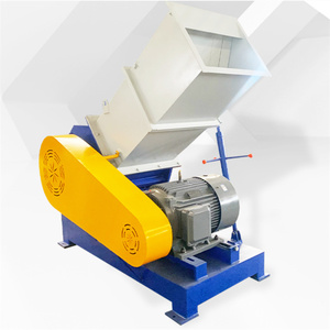 Máquina De Esmagamento De Plástico HDPE PVC Plastic Pipe Crusher com Facas De Garra