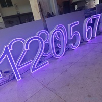 Chapiteau de 4 pieds Lettres lumineuses géantes Lettres lumineuses Chapiteau de 4 pieds Mariage Evénement Anniversaire Décoration Fête Fourniture