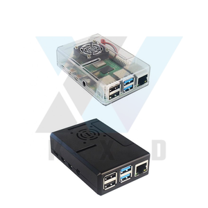 Raspberry <strong>Pi</strong> 4 ABS Case with Cooling Fan Enclosure for Raspberry <strong>Pi</strong> 4 Module B Protective Shell - Product Image 1