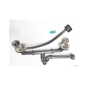 Tubo di scarico da 1.5 pollici <span class=keywords><strong>lavello</strong></span> da <span class=keywords><strong>cucina</strong></span> per <span class=keywords><strong>lavello</strong></span> a doppia ciotola <span class=keywords><strong>sifone</strong></span> bottiglia di plastica trappola Anti-odore trasparente - Product Image 5