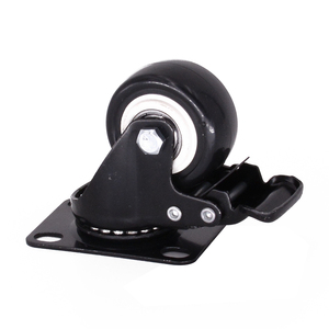 Roulettes industrielles pivotantes en PVC sans marquage pour congélateurs et meubles, 1,5, 2 et 2,5 pouces, usage léger - Product Image 2