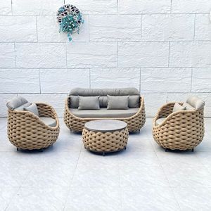 <span class=keywords><strong>Set</strong></span> Moderno di Mobili da Giardino in Alluminio con Contenitore, Ecologico per Patio e <span class=keywords><strong>Terrazza</strong></span> - Product Image 2