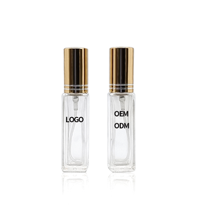 Venta al por mayor de 10ml de spray vacía <span class=keywords><strong>botella</strong></span> de perfume de vidrio cuadrado de lujo con perfume tapas de <span class=keywords><strong>botella</strong></span> para el cuidado personal - Product Image 2