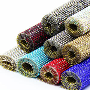 Lámina de Cristal de Estrás Plateado Termoadhesivo de 24x40 cm y Lámina de Cristal de Estrás <span class=keywords><strong>AB</strong></span> - Product Image 4