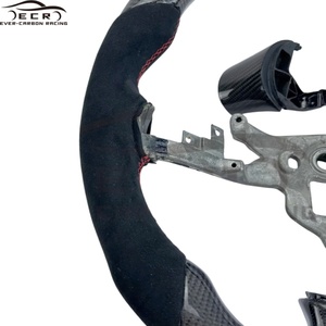 Volant en fibre de carbone Ever-Carbon Racing ECR Hotsell, <span class=keywords><strong>prix</strong></span> d'usine, avec Alcantara pour Chevrolet <span class=keywords><strong>Corvette</strong></span> C6 ZR1 - Product Image 6