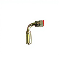 Raccords de sertissage pour tuyaux hydrauliques réutilisables, durables, 45 #   Acier/Acier inoxydable pour excavatrice Doosan
