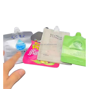 50/250/500 ML <strong>Packaging</strong> Spouted <strong>Gel</strong> Pouches Cosmetic Refill Pouch With Spout Small Refillable Travel Subpackage Spout Pouch - Product Image 2