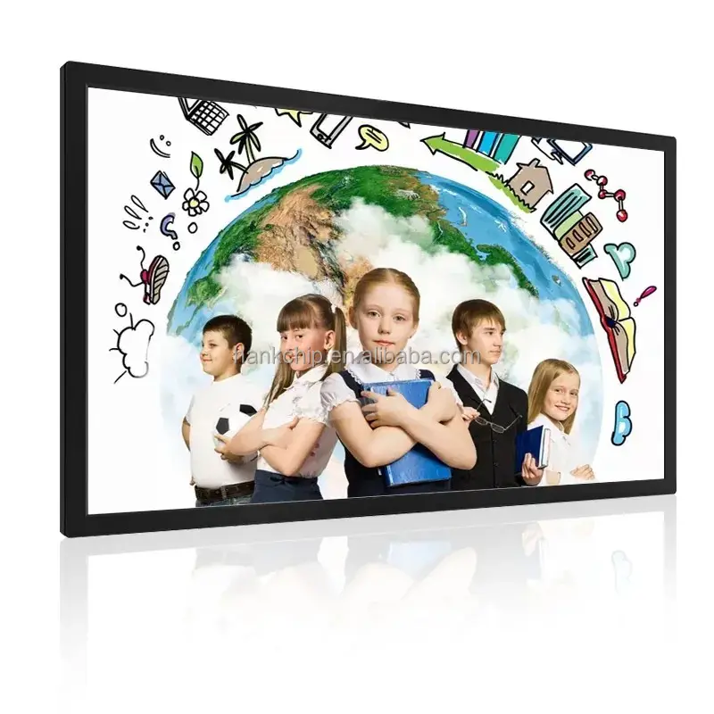 Penjualan langsung dari pabrik layar sentuh cerdas 75 inci layar Terminal interaktif papan tulis mengajar sekolah