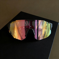 Lunettes de soleil de sport YX américaines pour hommes et femmes, nouvelle monture large, fines, coupe-vent, pour cyclisme et motocyclisme