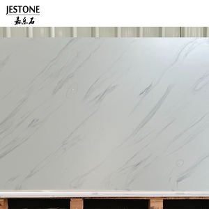 Piedra Artificial de Mármol Jestone, <span class=keywords><strong>Corian</strong></span> Blanco, Losa Grande Moderna, Superficie Sólida para Encimera de <span class=keywords><strong>Cocina</strong></span> con Garantía de Más de 5 Años - Product Image 3