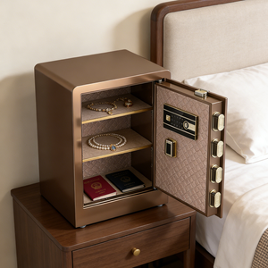 Caja Fuerte de Acero Grande con Cerradura de Huella Digital, Cerradura Electrónica con Contraseña, Cerradura con Llave, Caja Fuerte para el <span class=keywords><strong>Hogar</strong></span>, la Escuela, el Banco, el Hotel - Product Image 3