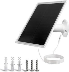 ALECTER APH-P98 6W/8W/10W/15W Panneau Solaire Monocristallin PERC Chargeur DC 5V Caméra de Sécurité IP66 Étanche Extérieur - Product Image 1