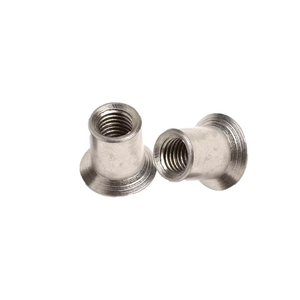Insert de filetage autobloquant personnalisable en acier inoxydable 316 à tête plate interne et trou hexagonal inversé à denture complète - Product Image 2