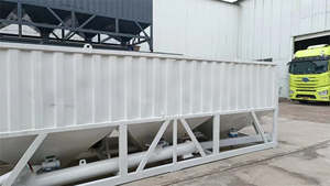 50T Silo di cemento per la stazione di betoniera verticale cemento Silo Bin orizzontale bidone di cemento - Product Image 6