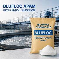 Polyacrylamide Anionique APAM 5-100% pour la Flocculation des Eaux Usées Métallurgiques, CAS 9003-05-8, Sac Big Bag Net de 750 kg