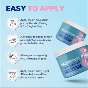 <span class=keywords><strong>Crème</strong></span> <span class=keywords><strong>topique</strong></span> de magnésium d'enfant de soins de la peau pour la <span class=keywords><strong>crème</strong></span> hydratante de soulagement de sommeil - Product Image 2
