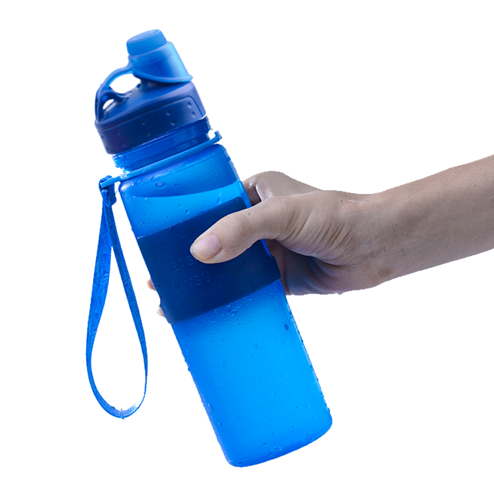 Оптовая продажа, новые товары, складная бутылка для воды для путешествий, спорта, без БФА, герметичная