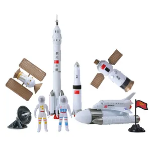 Brinquedo educativo de plástico, 2020 crianças modelo de aventura espaço
